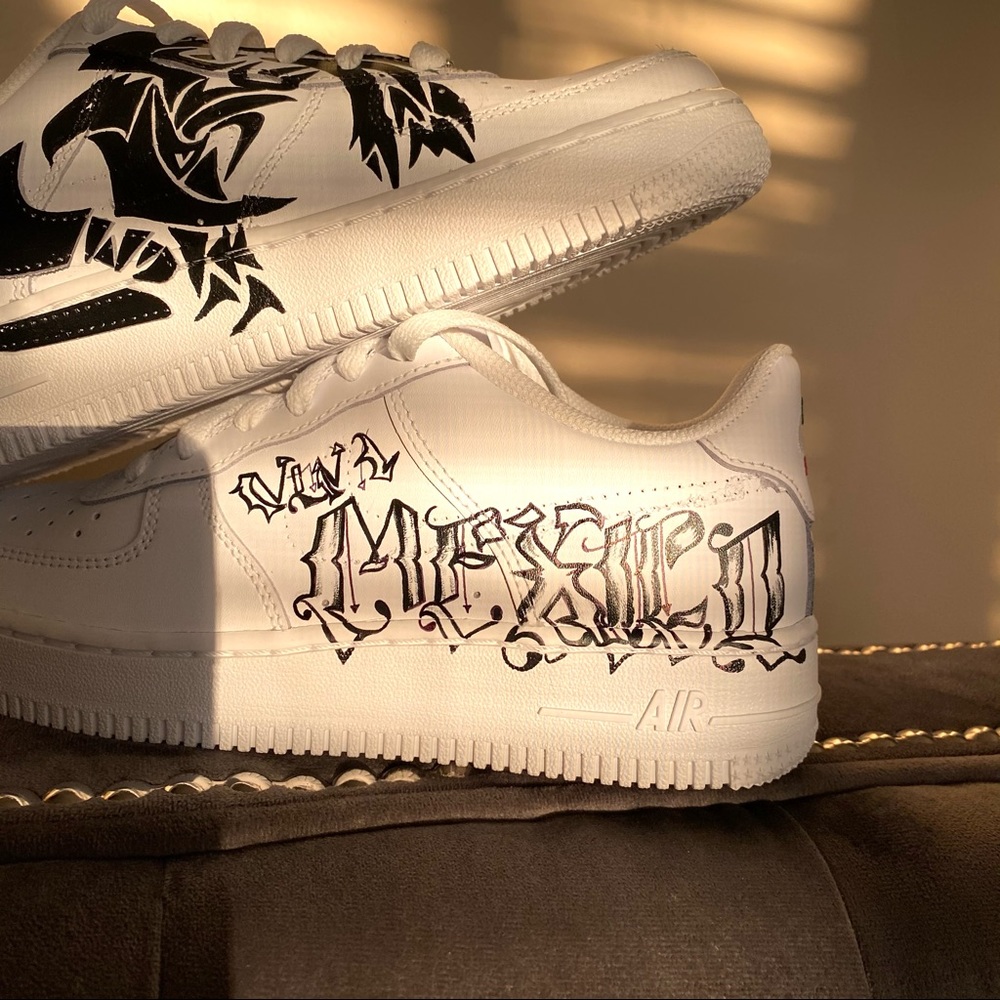 Nike Custom Mexico Air Force 1s - Picture 6 of 12